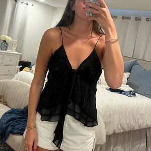 Zara Black Tank Top